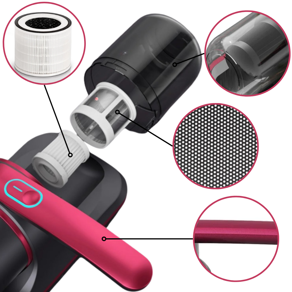 PureVac | Milben-Staubsauger – Starke 10000Pa Saugkraft & Hygiene Decorique.de