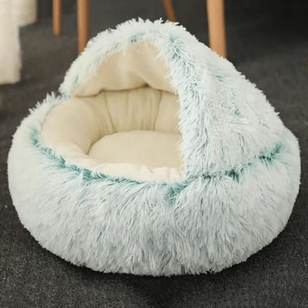 PurrNest | Plüsch-Katzenschlafkorb für Geborgenheit Decorique.de