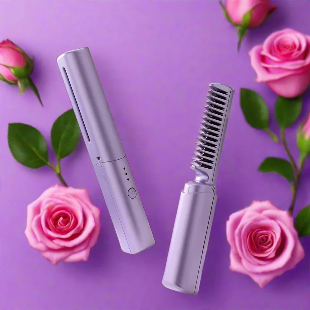 QuickStyle | Ionic-Heißkamm & Glättbürste Decorique.de