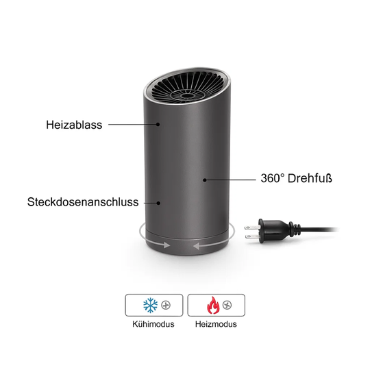 QuickWarm | Auto-Heizgebläse - Sofortige Heizung & Windschutzscheibe klar Decorique.de