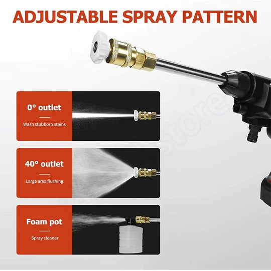 QuickWash | Akku-Hochdruckreiniger mit 2 Batterien Decorique.de