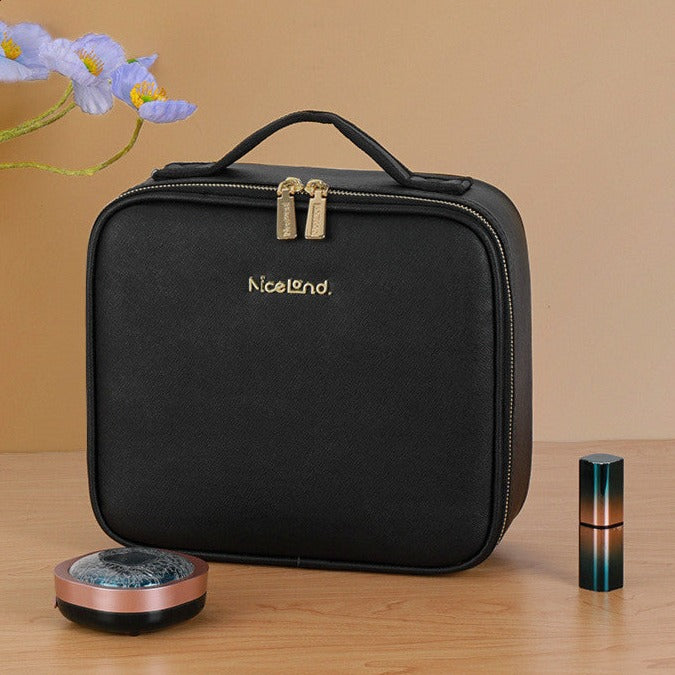 RadianceBag | Kosmetiktasche mit Helligkeitsregelung Elegantes Schwarz Decorique.de