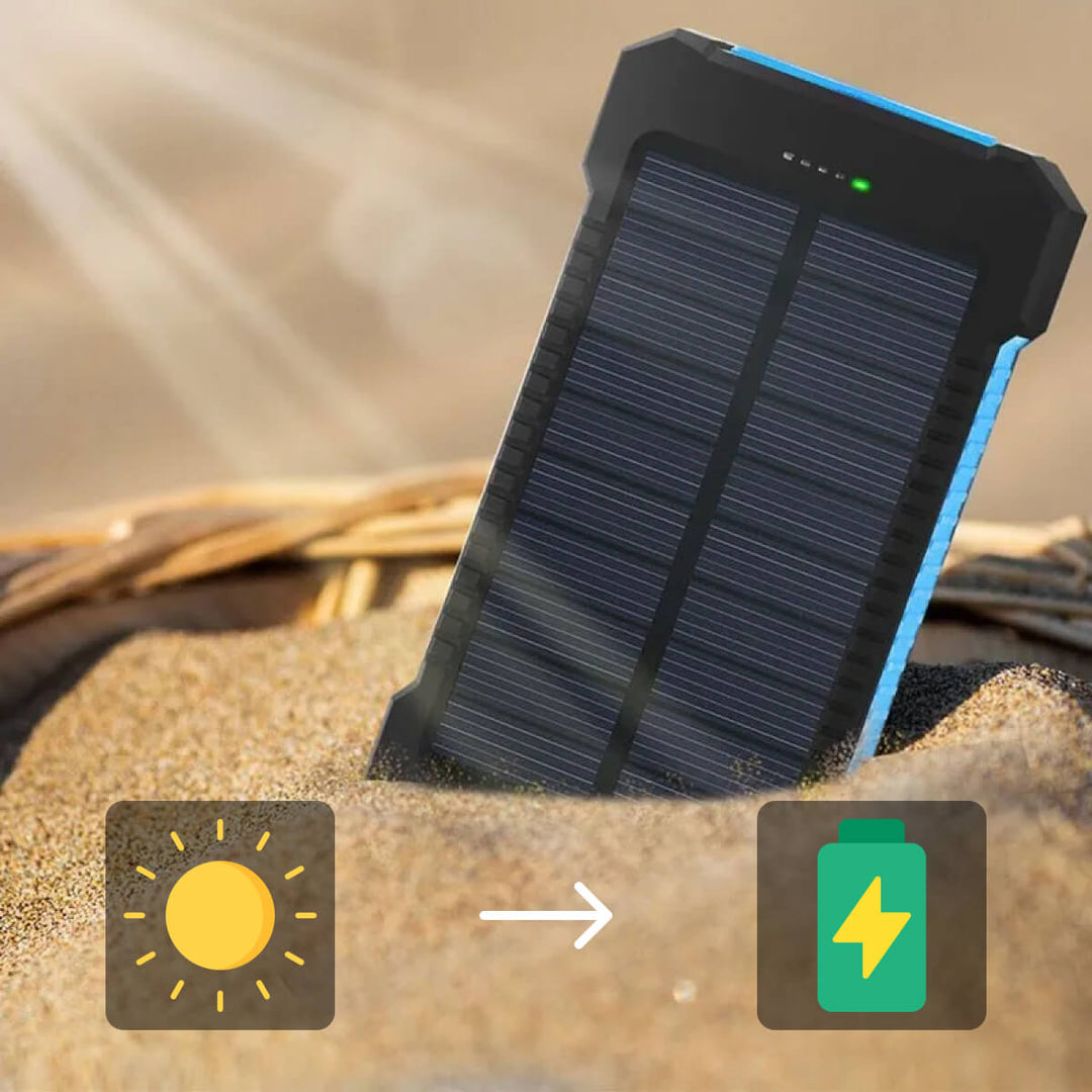RayCharge | Solar-Powerbank mit 500.000mAh & Dual-USB Decorique.de
