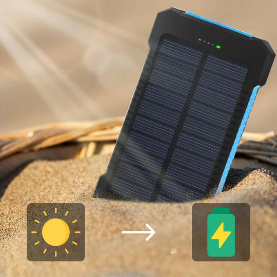 RayCharge | Solar-Powerbank mit 500.000mAh & Dual-USB Decorique.de