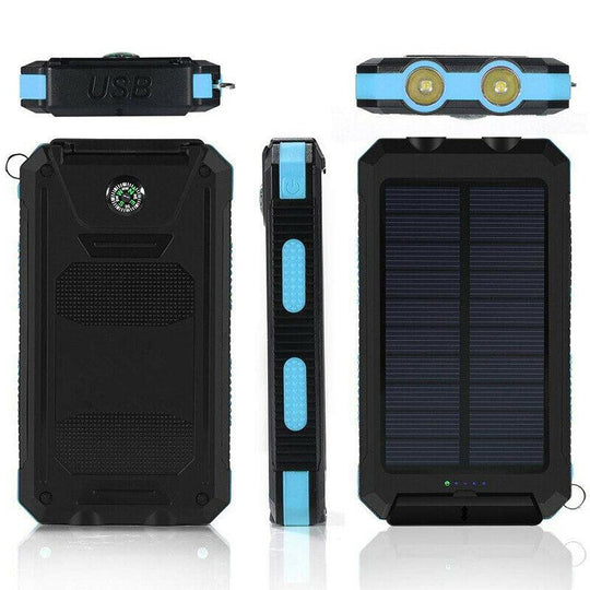 RayCharge | Solar-Powerbank mit 500.000mAh & Dual-USB Decorique.de