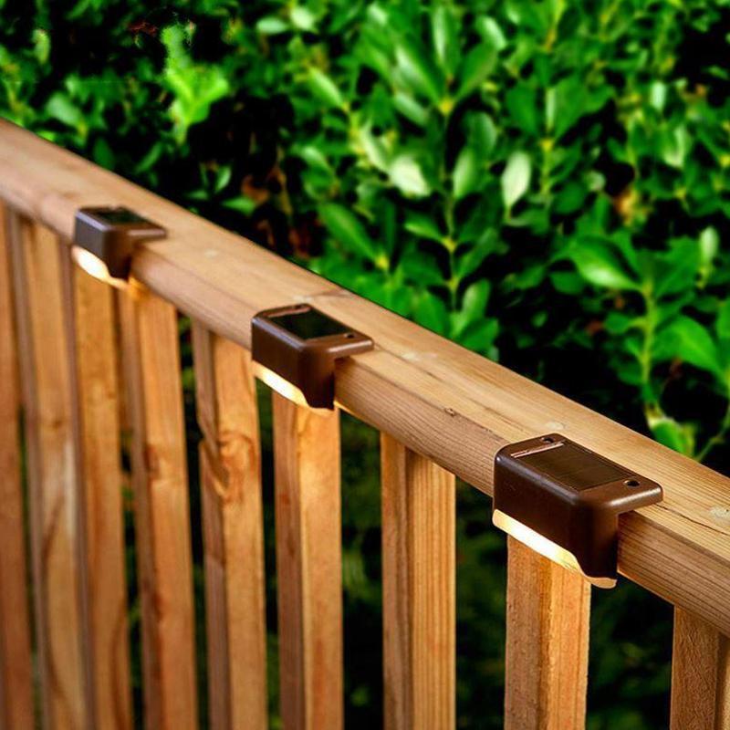 RayPath | Einfache Solarleuchte für Treppen & Gehwege (4 Stück) Gelb 4 STÜCK Decorique.de