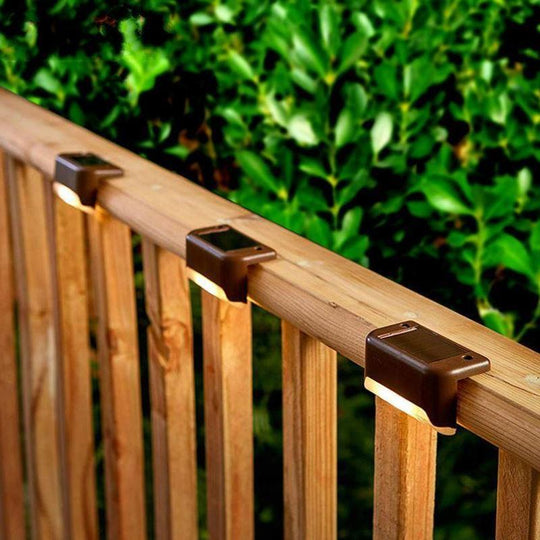 RayPath | Einfache Solarleuchte für Treppen & Gehwege (4 Stück) Gelb 4 STÜCK Decorique.de