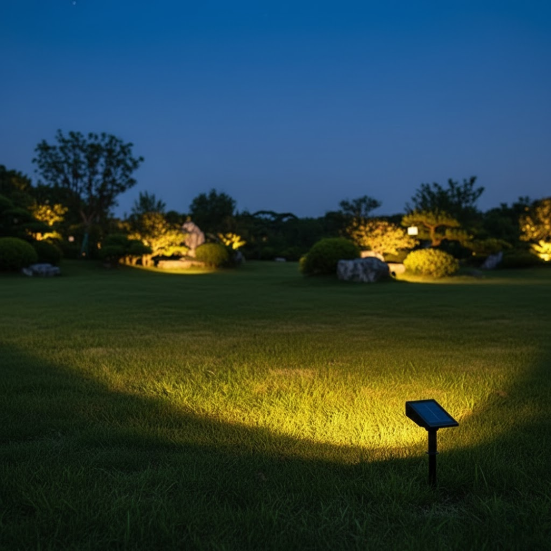 RayTuner | Wasserdichte LED Solar Multi-Zoom Spot Light Landschaftsbeleuchtung RGB Decorique.de