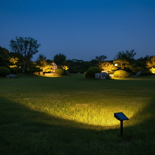 RayTuner | Wasserdichte LED Solar Multi-Zoom Spot Light Landschaftsbeleuchtung RGB Decorique.de