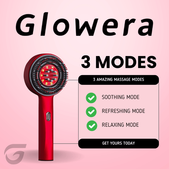 RedRelief | 3-in-1 Rote Licht Kopfhaut-Massagegerät Decorique.de