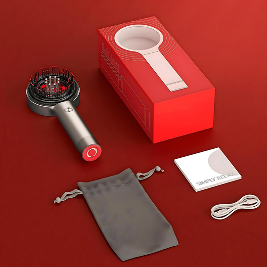 RedRelief | 3-in-1 Rote Licht Kopfhaut-Massagegerät Decorique.de