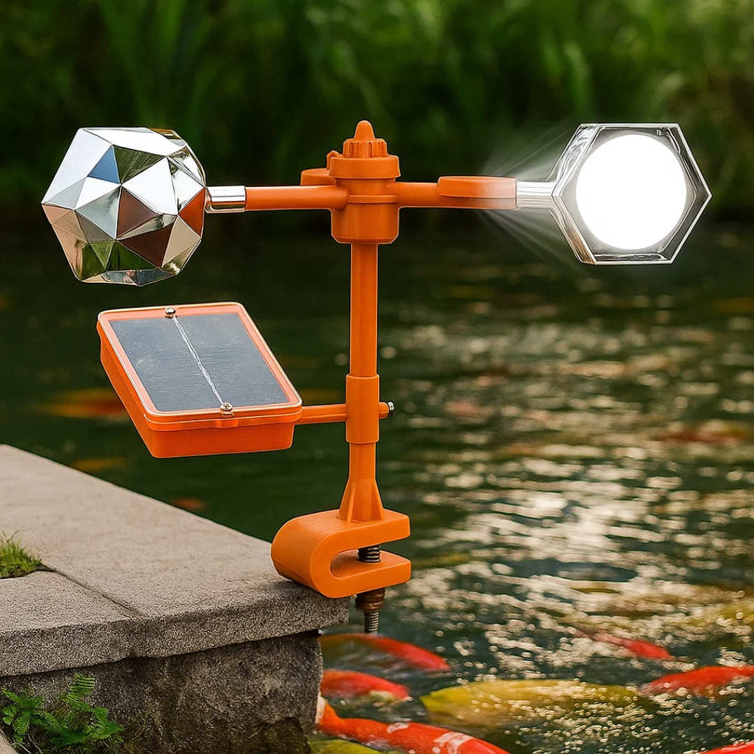 ReflectaSpin | 360 Grad Reflexions-Solarbetriebener Vogelvertreiber Decorique.de