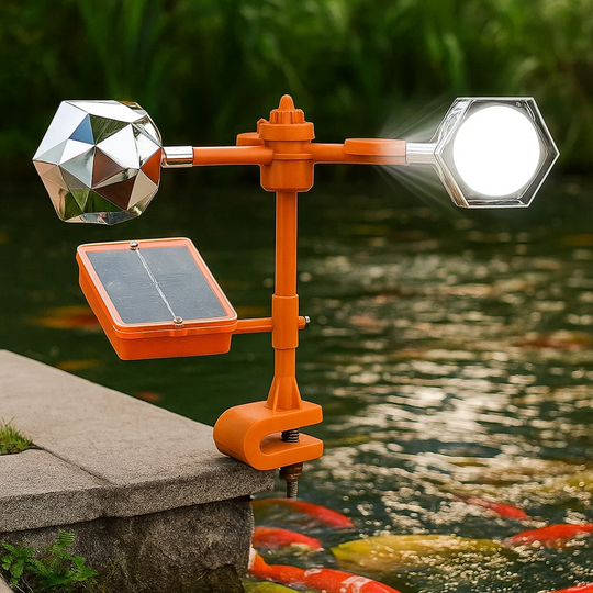 ReflectaSpin | 360 Grad Reflexions-Solarbetriebener Vogelvertreiber Decorique.de