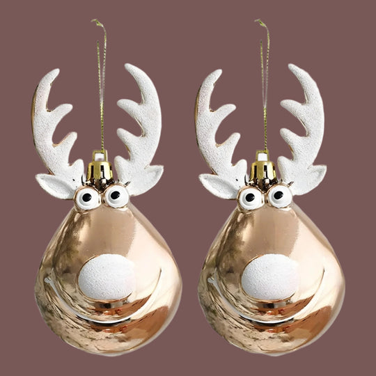 ReindeerCharm | Elegante Weihnachtsbaum-Dekoration Gold Decorique.de