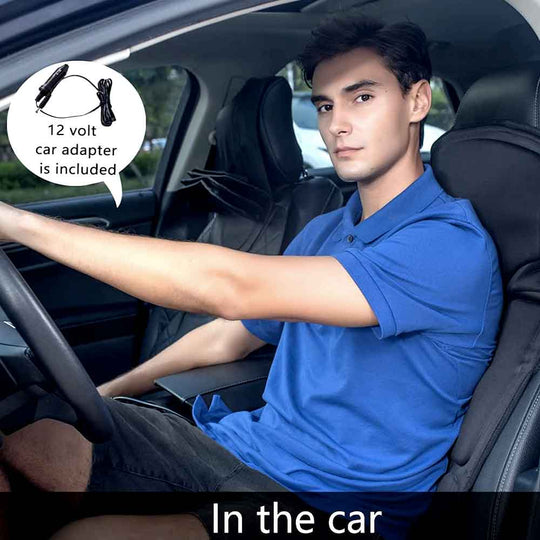 ReliefSeat | Massage-Auflage – Tragbare Shiatsu- & Knetfunktion Decorique.de