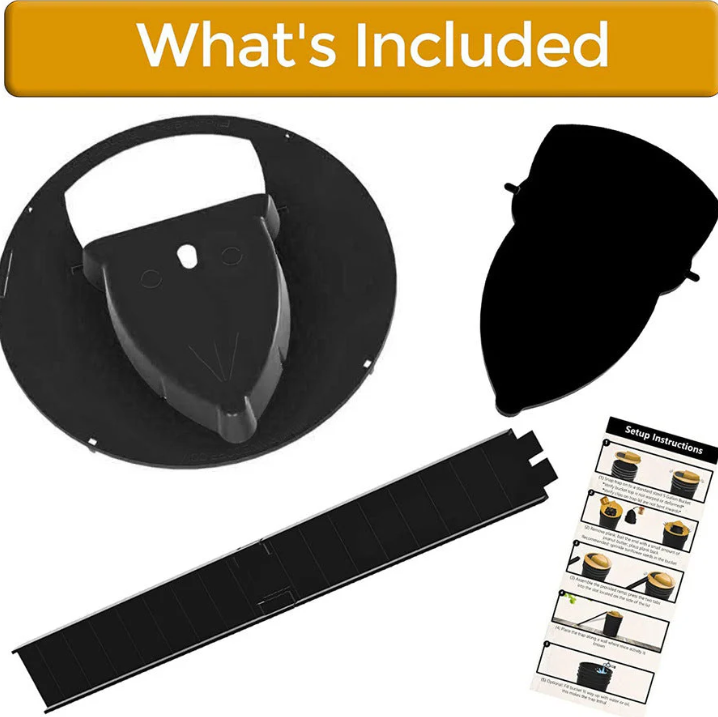 ResetTrap | Wiederverwendbare Falle für saubere Schädlingskontrolle Schwarz Decorique.de