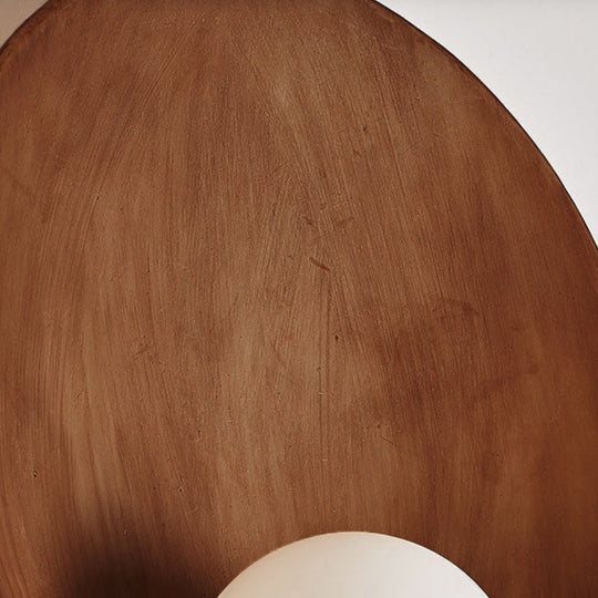 ResinGlow | Runde Wandleuchte aus Harz & Eisen Decorique.de