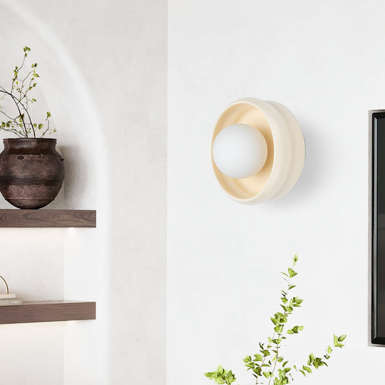 RingGlow | Elegante runde Wandleuchte aus Keramik Decorique.de