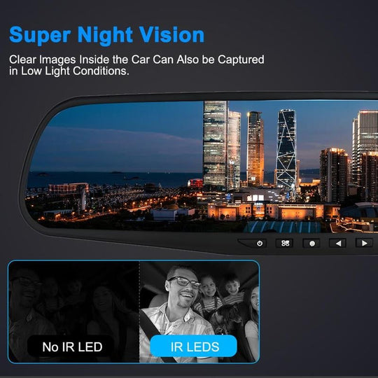 RoadScope | 140° Weitwinkel mit gestochen scharfer Rücksicht Decorique.de