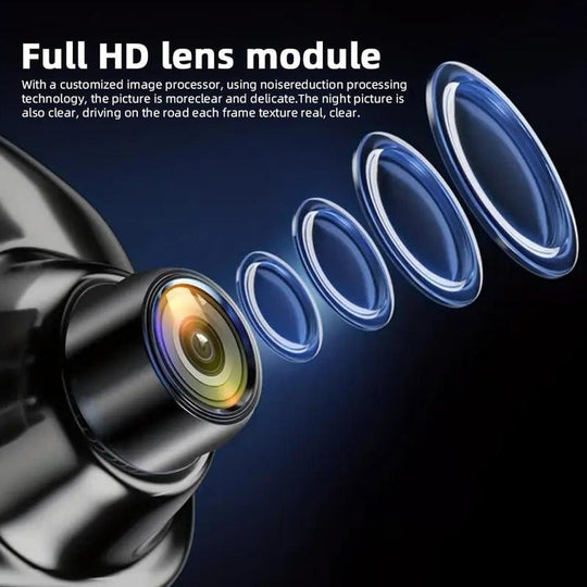 RoadScope | 140° Weitwinkel mit gestochen scharfer Rücksicht Decorique.de