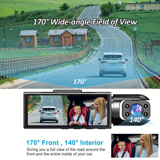 RoadSecure | 1080P Auto-Dashcam – Dual-Linsen-Schutz Decorique.de