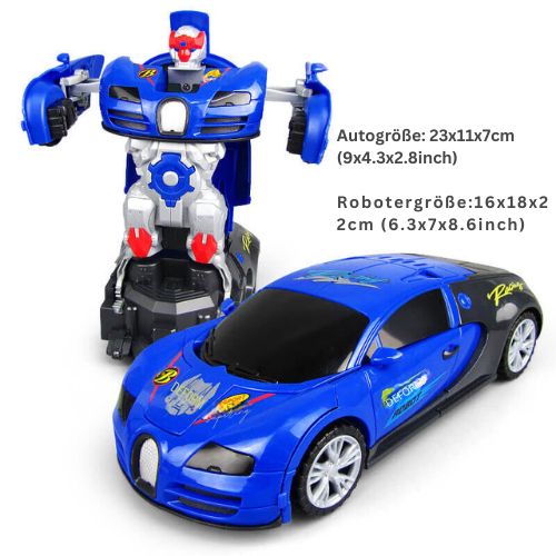 Robi | Elektronisch Verformbares Universelles Roboterauto Blau Sportwagen Decorique.de