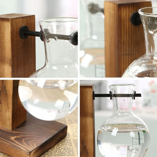 RootFrame | Holzrahmen Hydroponische Pflanzenvase Decorique.de