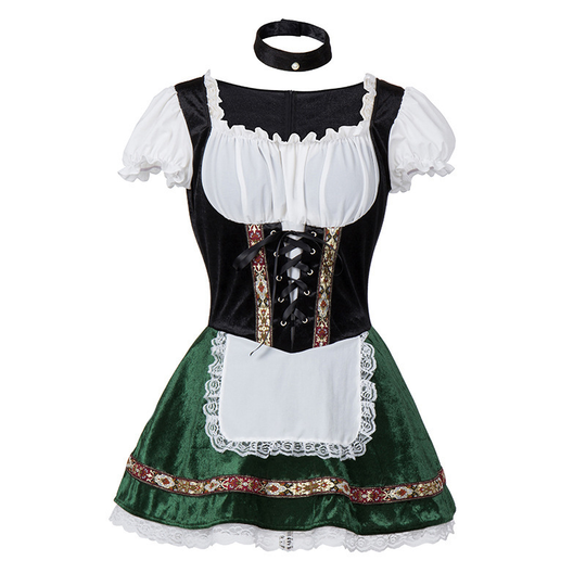 Rosenalm | Damen-Dirndlkleid – Festlicher Farbakzent Grün Decorique.de