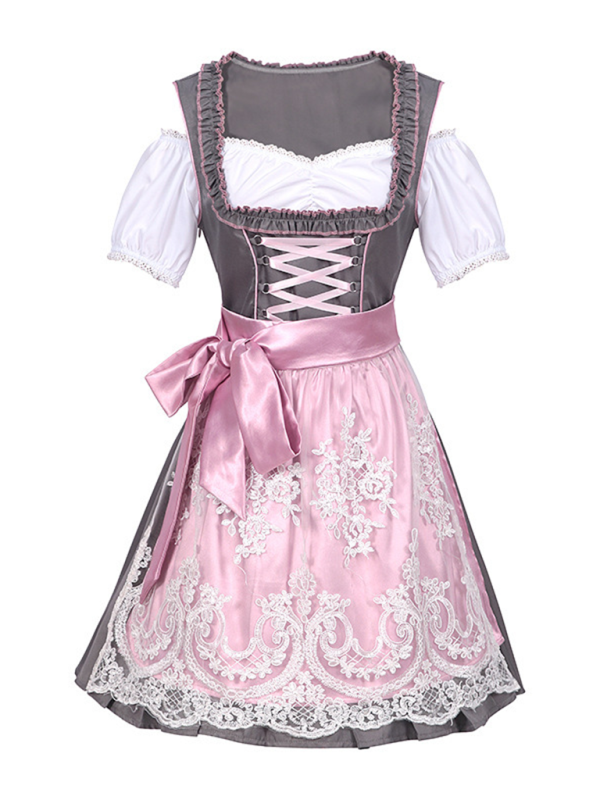 Rosengruß | Damen-Dirndl – Zart & Festlich Rosa Decorique.de