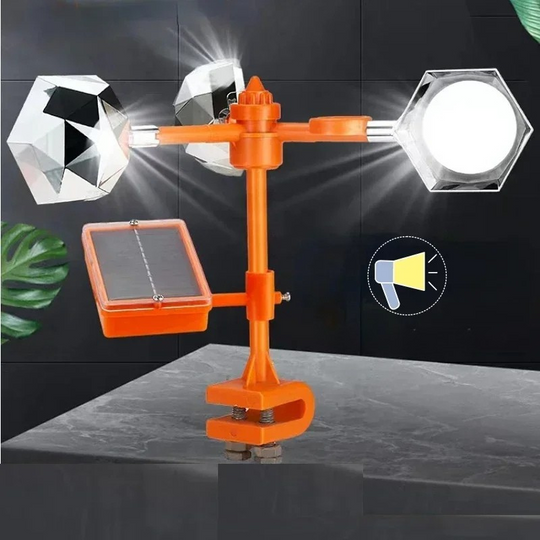 ReflectaSpin | 360 Grad Reflexions-Solarbetriebener Vogelvertreiber