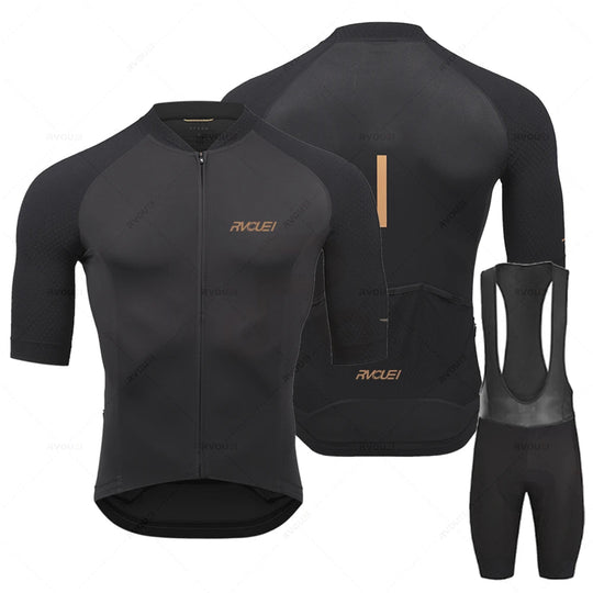 Rovan | Herren Radsport Trikot Set – Komfort & Performance Schwarz Decorique.de