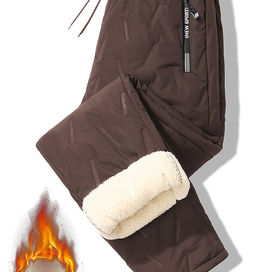 Ruben | Herren Thermohose – Extrem Warm & Winddicht Dunkelbraun Decorique.de