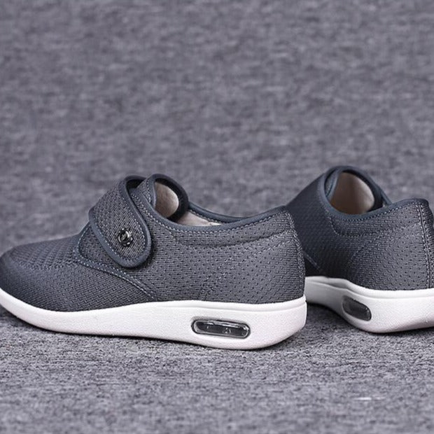 Ruby | Weite Orthopädische Schuhe | Damen Grau Decorique.de