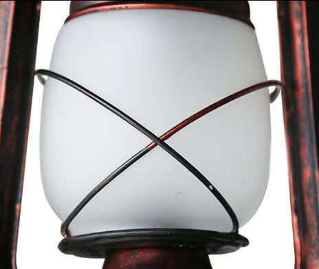 RusticRein | Antike Pferde-Wandleuchte aus Eisen & Glas Decorique.de