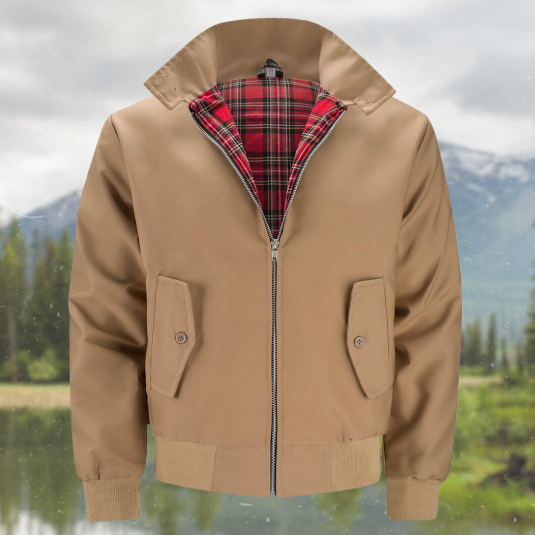 Ryder | Stilvolle Harrington-Jacke – Zeitlos & Vielseitig Braun Decorique.de