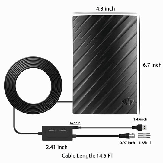 FreeView | 4K HDTV Antenne mit 600 Meilen Reichweite