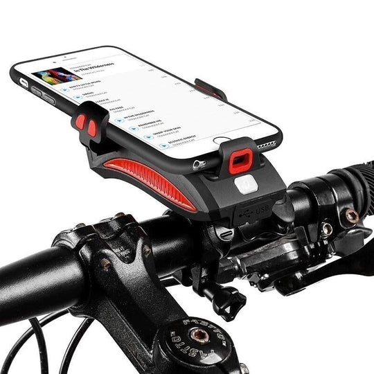 BrightRide | 4-in-1 Fahrradlicht mit Powerbank und 1500 Lumen LED