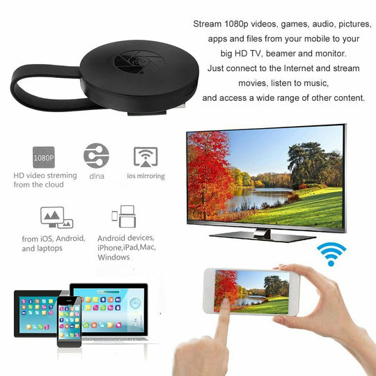 MediaBeam | Kabelloser Display-Adapter – Für TV, Monitor & Präsentationen