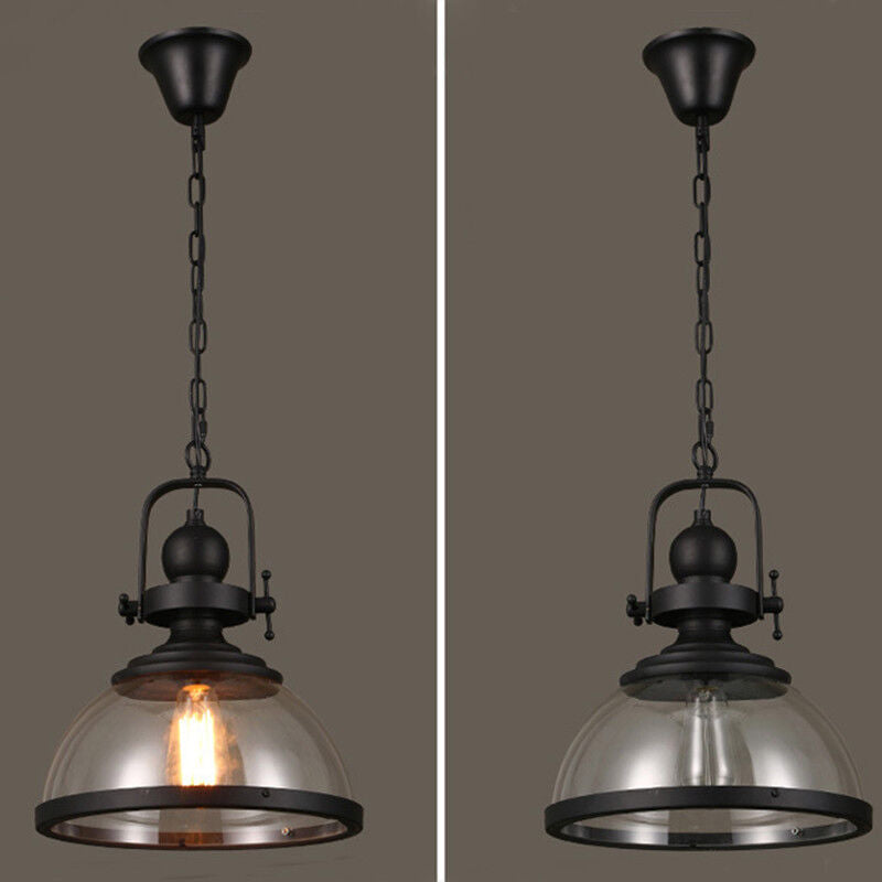 DomeLuxe | Antike Glas Eisen Retro Industrie Kronleuchter Hängende Deckenleuchten