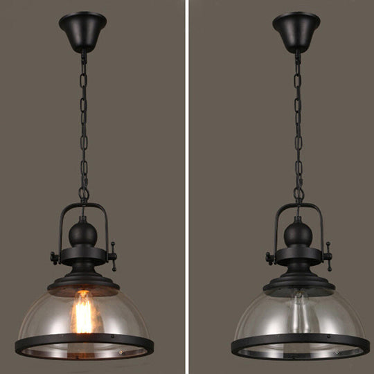 DomeLuxe | Antike Glas Eisen Retro Industrie Kronleuchter Hängende Deckenleuchten