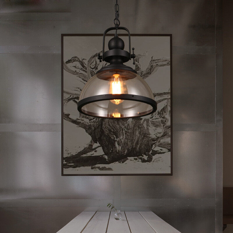 DomeLuxe | Antike Glas Eisen Retro Industrie Kronleuchter Hängende Deckenleuchten