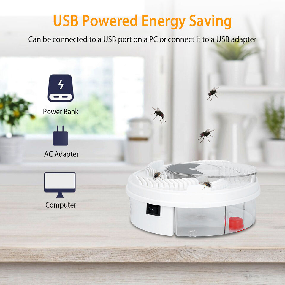 InsectAway | Elektrischer Fliegenfalle Silent USB-gestützt und Automatisch