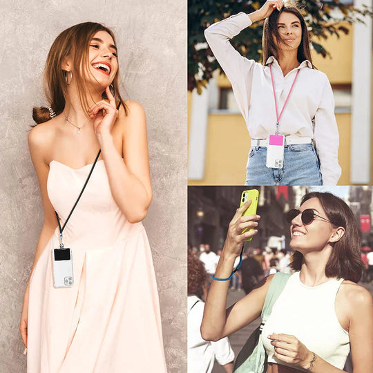 SafeCord | Handyband – Anti-Diebstahl & Freie Hände Schwarz + Schwarz Decorique.de