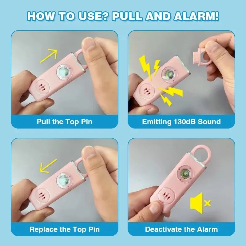 SafePing | Persönlicher Alarm Schlüsselanhänger Decorique.de