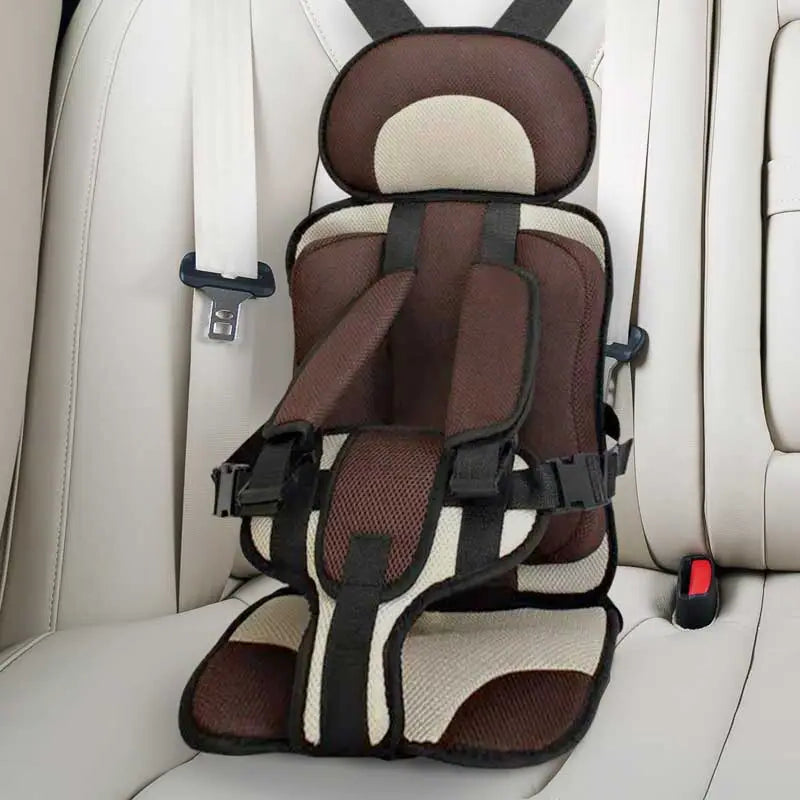 SafeRide | Ergonomische Kindersitzauflage für optimalen Schutz Braun Decorique.de