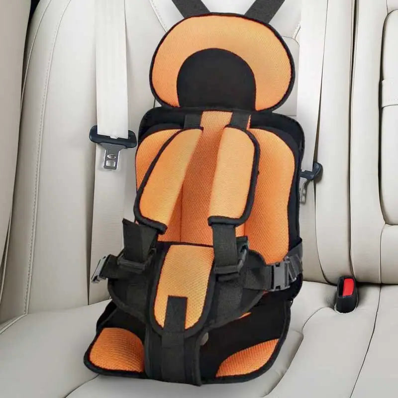 SafeRide | Ergonomische Kindersitzauflage für optimalen Schutz Orange Decorique.de