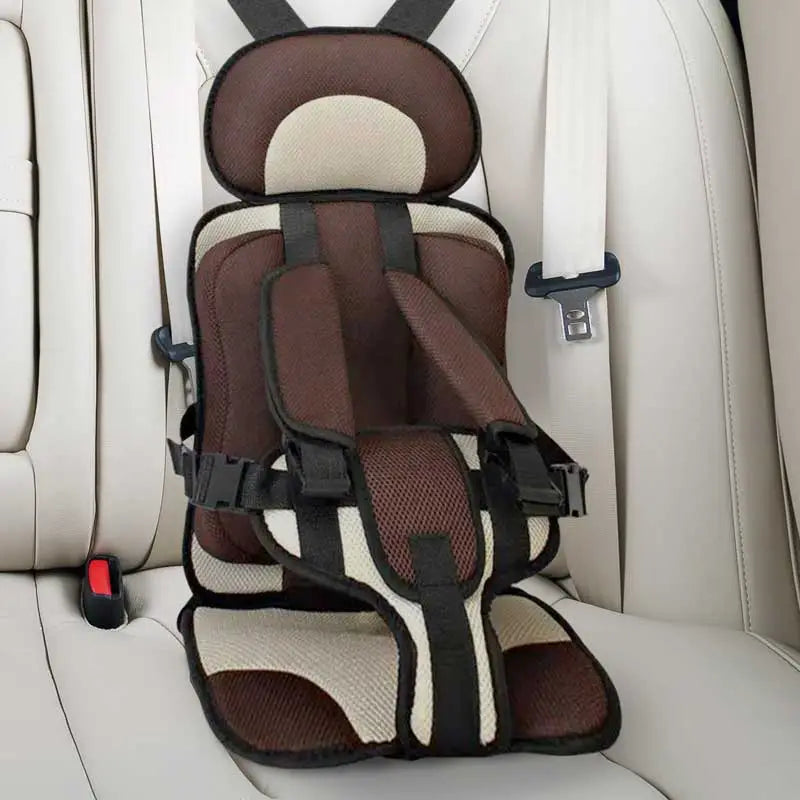 SafeSeat | Kinderschutz Autositzkissen – Komfort & Sicherheit für Kinder Braun Decorique.de
