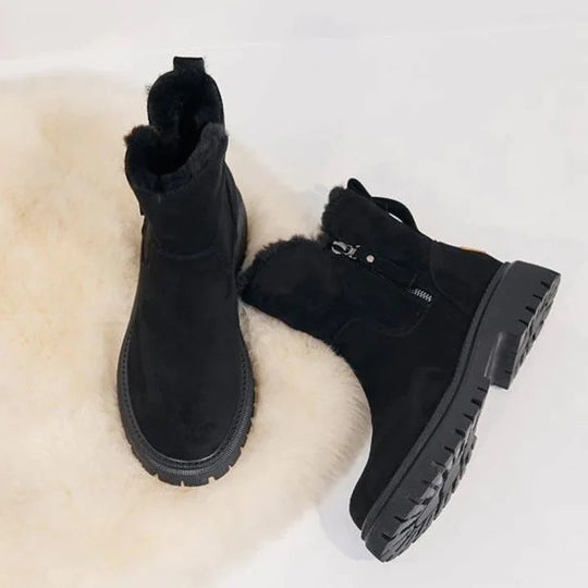 Salvira | Damen Schneestiefel Schwarz Decorique.de