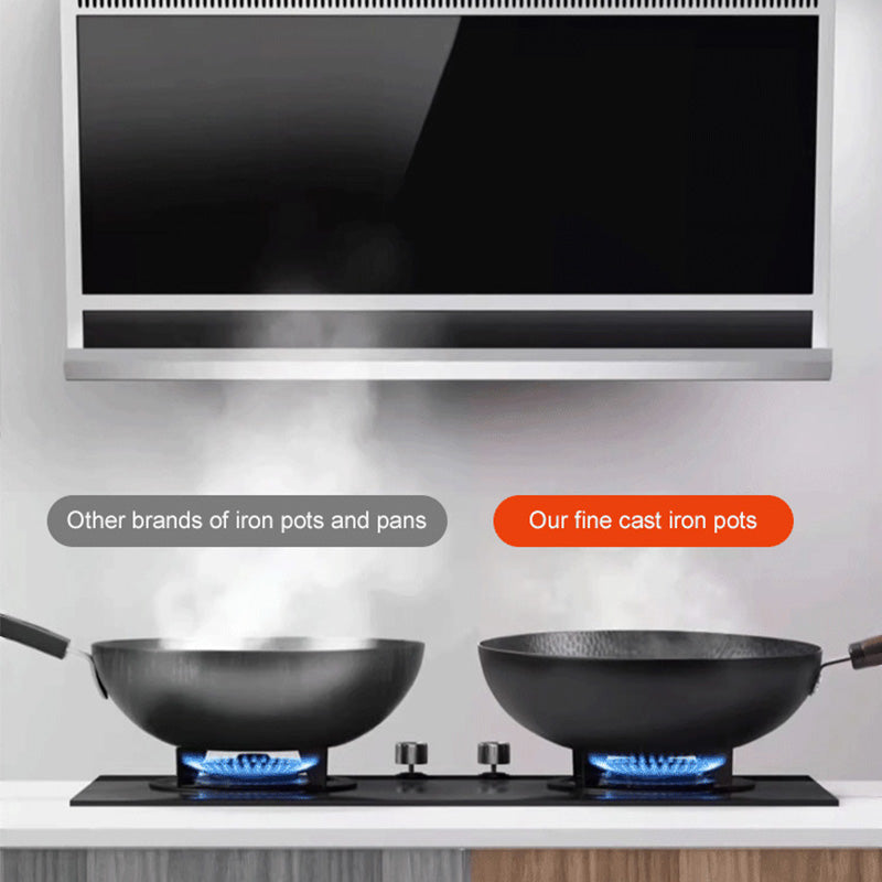 SandsHeat | Rostfreie Eisenpfanne mit natürlicher Antihaft-Oberfläche Decorique.de