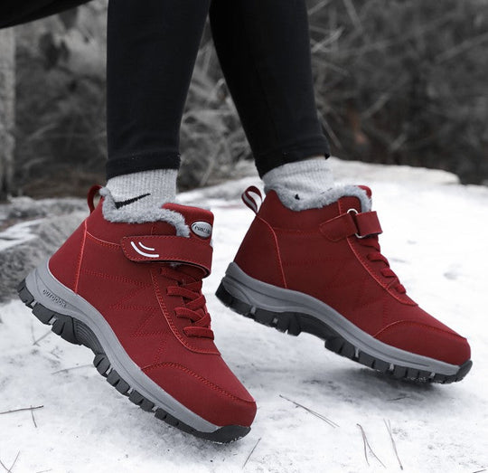 Sara | Wasserdichte Schneestiefel für Damen Rot Decorique.de